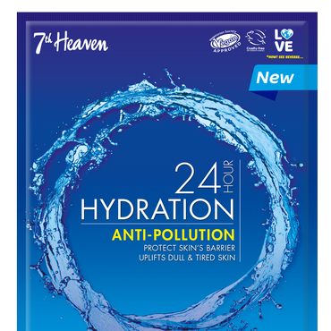 7th Heaven -  7th Heaven 24H Hour Hydration Anti-Pollution ultranawilżająca maseczka w płachcie przeciw zanieczyszczeniom